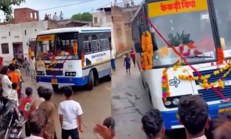 A Bus Arrived, And Village Celebrated: Rajasthan Villages Get Roadways Service After Decades