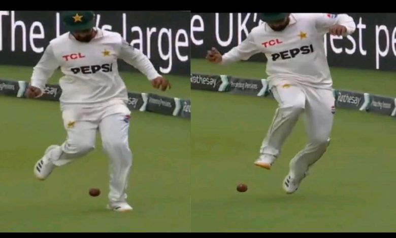 Pakistan Fielder Mocked for ‘Playing Football’ During England Test: Social Media Erupts