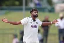 Sri Lanka Forced to Follow On, New Spinner Saransh Jain Takes First Two Wickets of His Career