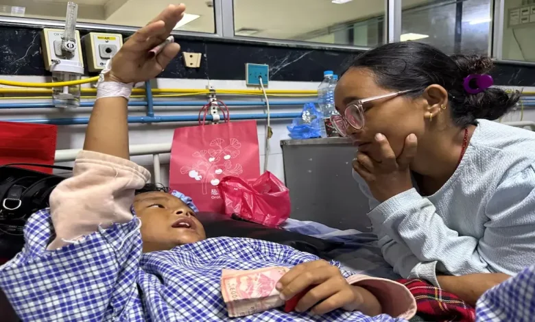 8 Year Old Climbs Trees To Escape Nepal Floods, Reunites With Mother Days Later