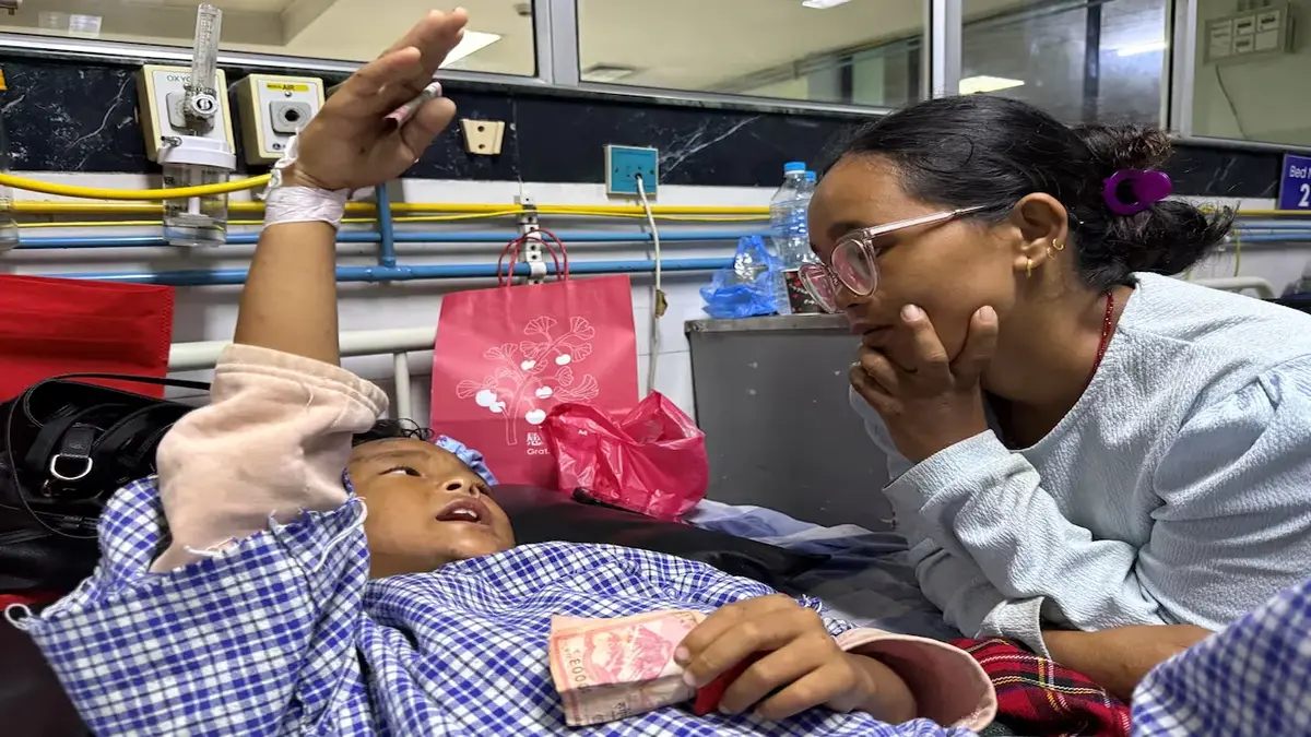 8 Year Old Climbs Trees To Escape Nepal Floods, Reunites With Mother Days Later