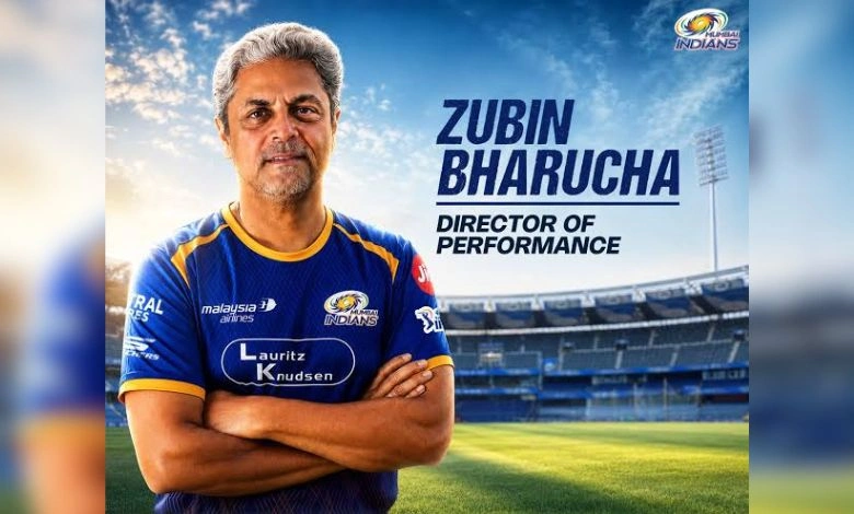 Zubin Bharucha Appointed As Mumbai Indians' Director Of Performance