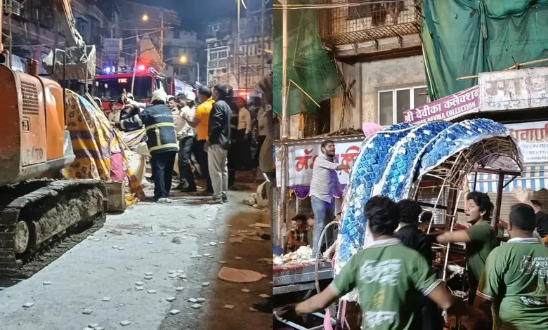 Tragic Accident During Bhuleshwar Cha Raja Ganpati Procession Claims Two Lives