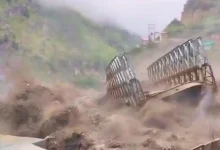 Uttarakhand Bridge Swept Away In Seconds As Raging Waters Leave Niti Valley Cut Off