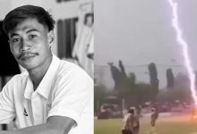 Footballer Dies After Lightning Strike During Match; Horrifying Incident Caught on Camera | VIDEO