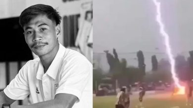Footballer Dies After Lightning Strike During Match; Horrifying Incident Caught on Camera | VIDEO