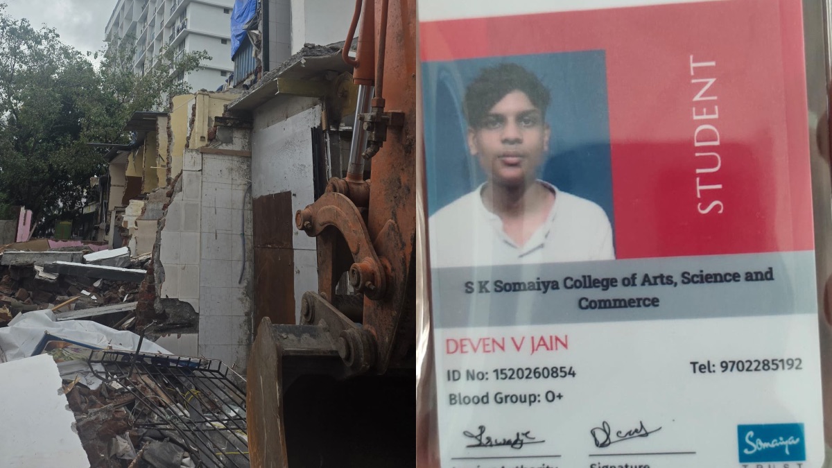 Mumbai: Iron Rod Falls on Student's Head During Vidyavihar Road Demolition Work