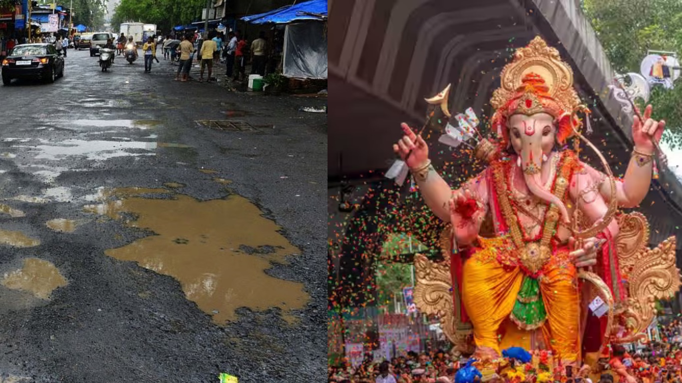 Ganeshotsav Nears, But Mumbai Roads Still Have Over 4,000 Potholes Troubling Vighnaharta