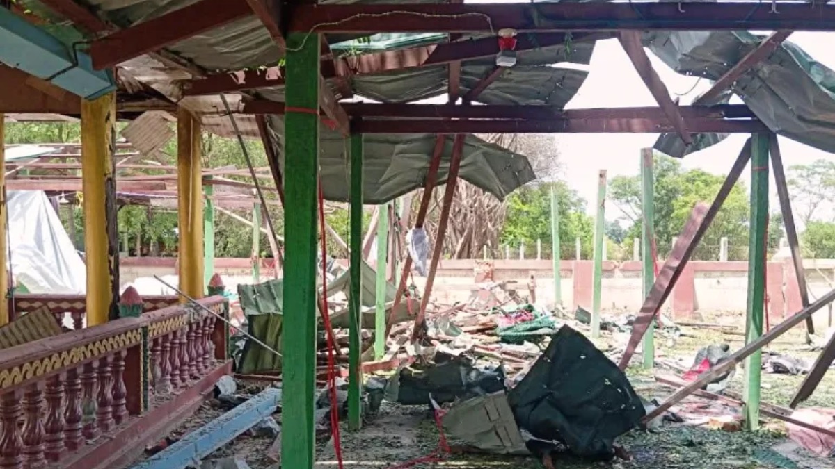 Myanmar Military Airstrike on Sagaing Monastery Kills 14, Including Three Women, During Meditation Retreat