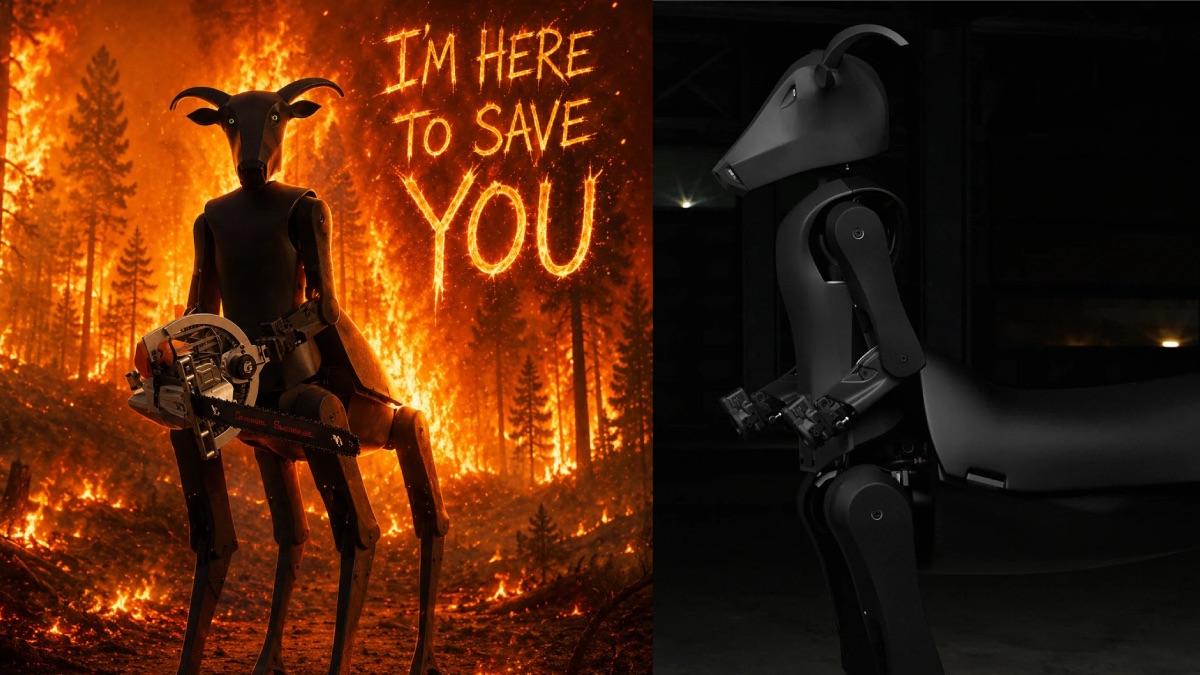 'Satanic' Chainsaw-Wielding Rescue Robot Leaves Internet Divided: 'Those Eyes Are Horrifying'