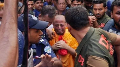 Five Hours Out Of Jail, A Son’s Final Goodbye: Chinmoy Das Attends Mother’s Funeral In Bangladesh