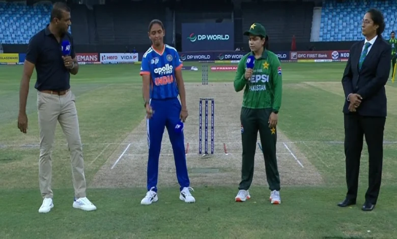Pakistan won the toss and elected to bat first against India in the Women’s T20 Asia Cup. At the toss, Pakistan captain Fatima Sana appeared to expect her Indian counterpart Harmanpreet Kaur to shake hands with her.