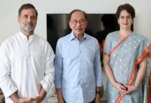 Malaysian PM Anwar Ibrahim Meets LoP Rahul Gandhi Amd Priyanka Vadra In Delhi