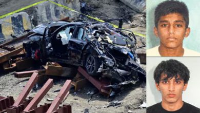 Mumbai Coastal Road near Lotus Jetty, site of the fatal BMW crash involving four students