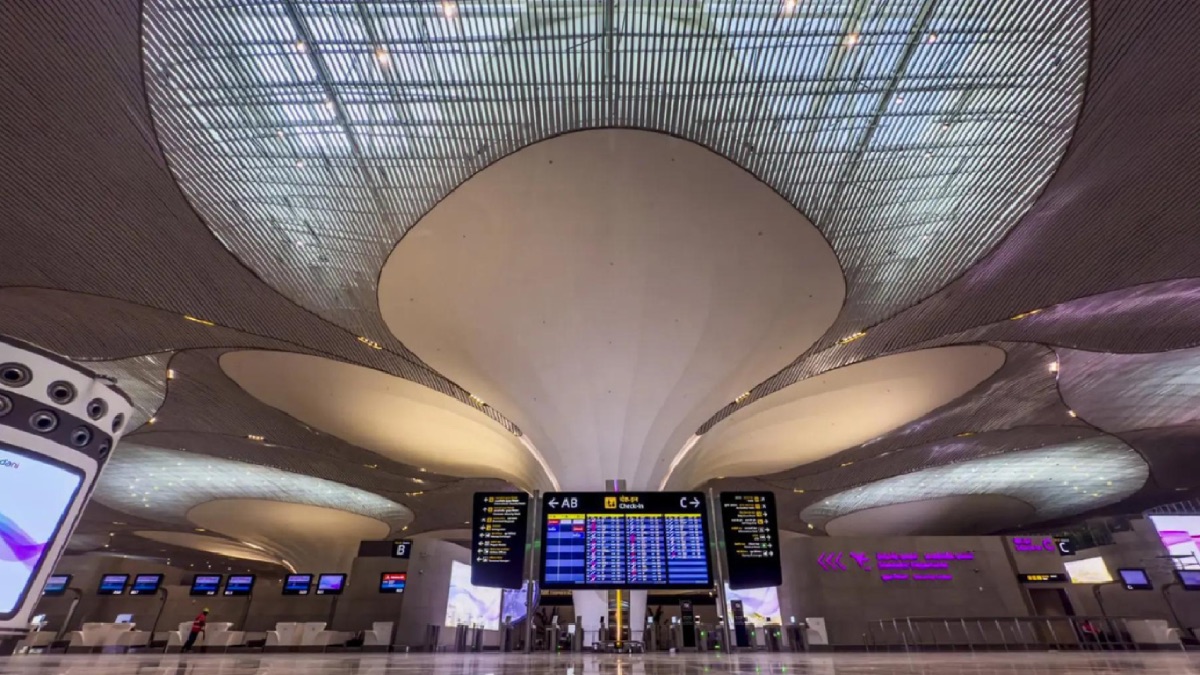 Navi Mumbai International Airport terminal building where AERA approved landing charge waivers