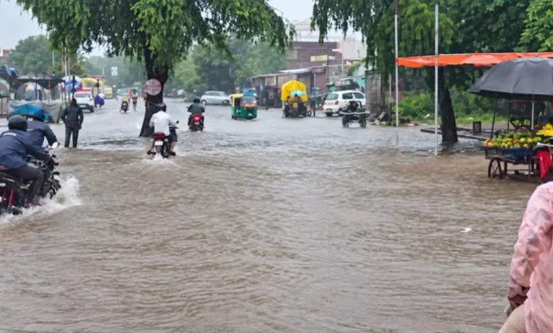 Mini Storm Hits Ahmedabad Post-Afternoon: Thunderous Downpour With Lightning Strikes