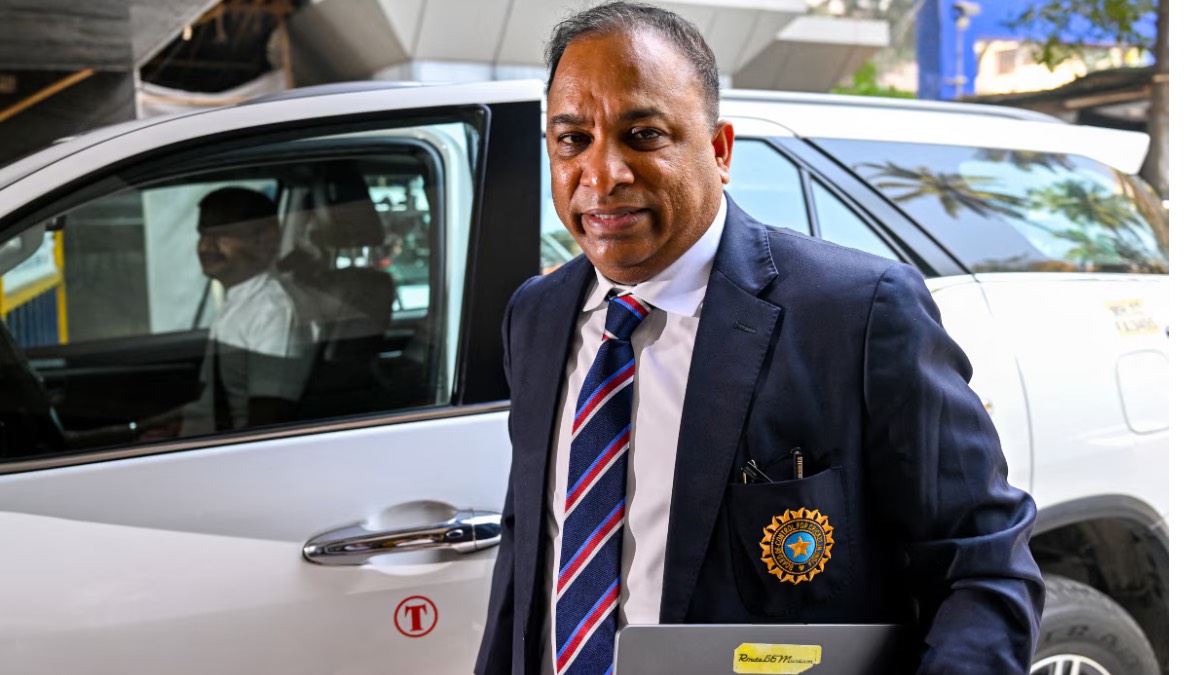 BCCI secretary Devajit Saikia addressing media after the board's Annual General Meeting