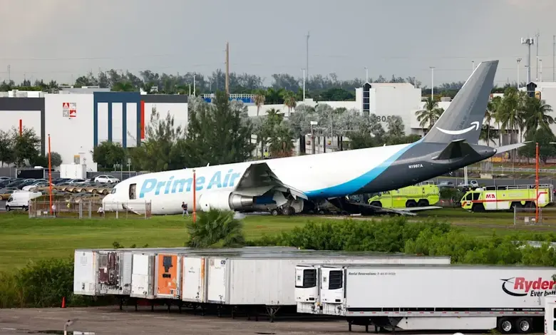 Amazon Cargo Plane Crash In Miami: Five Dead As Jet Ploughs Into Vehicles