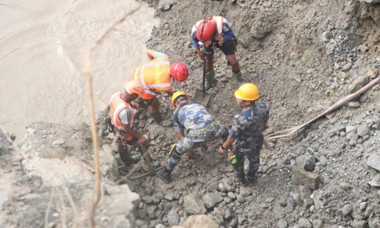 Indian Tunnel Rescue Team Makes Progress at Chilime, Langtang Hydropower Sites in Nepal