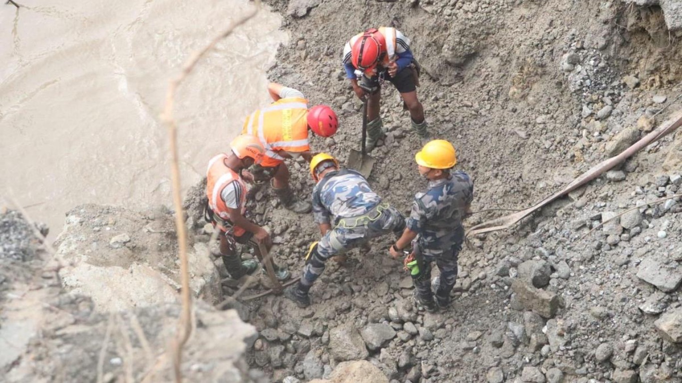 Indian Tunnel Rescue Team Makes Progress at Chilime, Langtang Hydropower Sites in Nepal