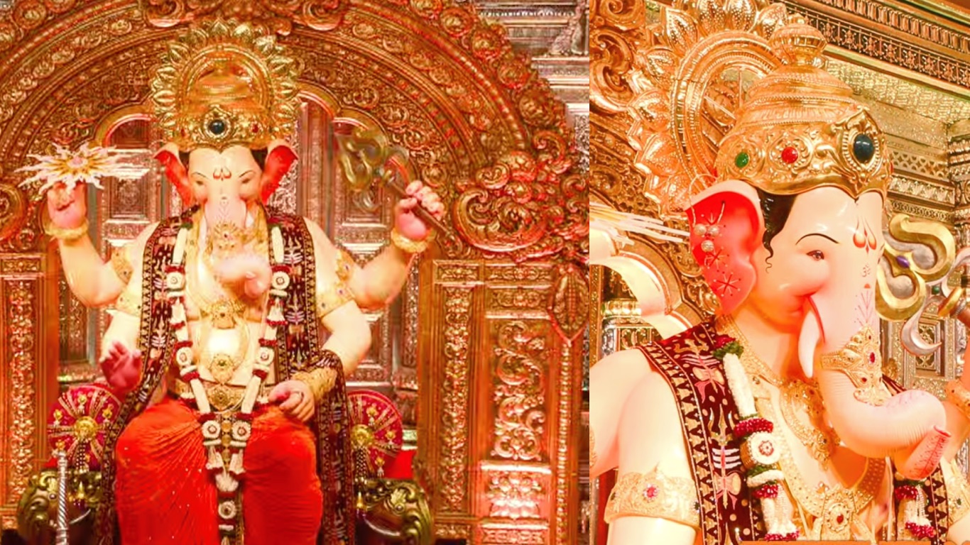 First look of Lalbaugcha Raja 2026 Ganesh idol unveiled ahead of Ganeshotsav