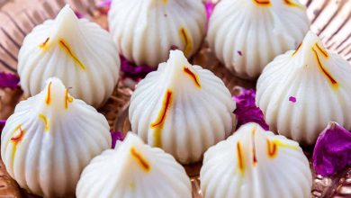 Traditional ukadiche and fried modaks prepared by women's self-help groups for BMC's Modak Mahotsav 2026