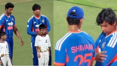 When a Child on the Field Had Some Fun With Another Child!
