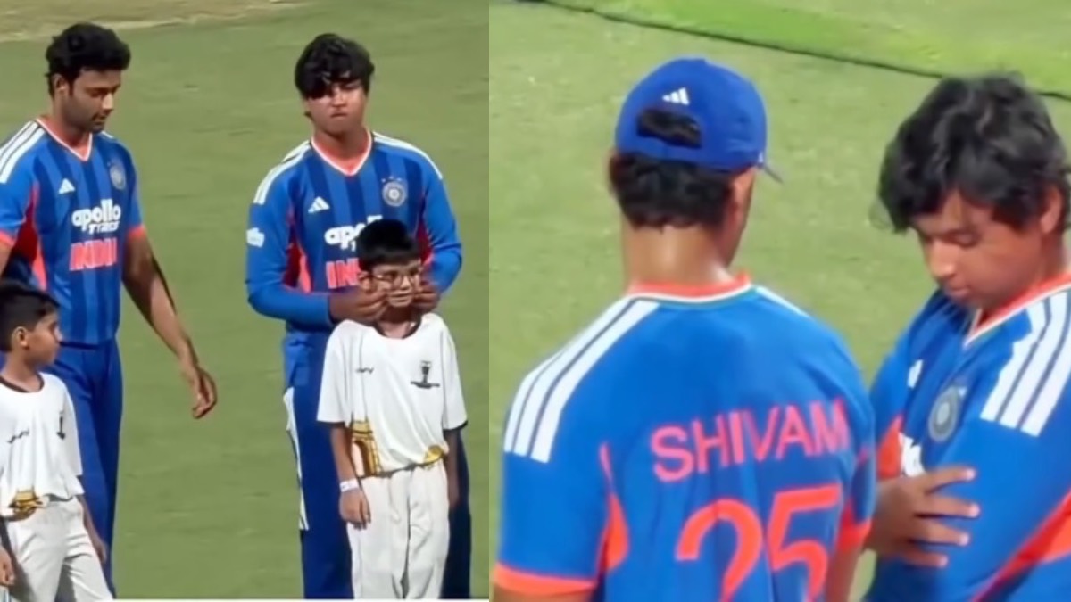When a Child on the Field Had Some Fun With Another Child!