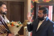 Virat Kohli meets Maharashtra Deputy CM Eknath Shinde in London for a courtesy visit