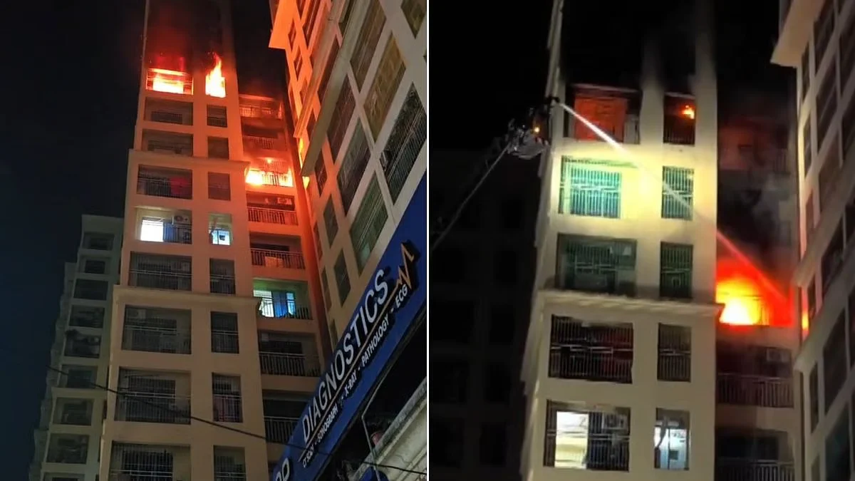 Nalasopara High Rise Fire: 15 Rescued As Blaze Engulfs Three Floors, Woman Feared Dead