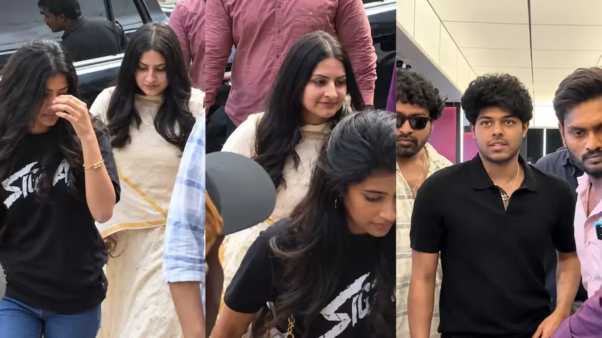 Vijay’s Wife Sangeetha Steps Out To Support Son Jason Sanjay’s Sigma