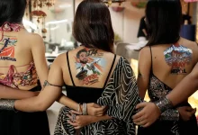 From Hero Pilot To CWG 2030: Ahmedabad’s Navratri Tattoos Tell A New Story