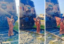 Saree, Train Engine And A Reel: Viral Dance Video Sparks Safety Concerns