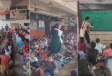 Ahmedabad Chandranagar Bridge Free School: 350 Slum Children Learn Lessons, Dance, Drawing and Sports