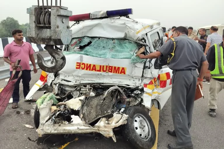 Final Journey Turns Fatal: Army Ambulance Crash Claims Four Lives On UP Expressway