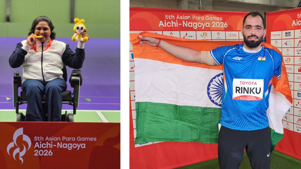 India Make a Flying Start at Asian Para Games 2026, Win 11 Medals on Day 1
