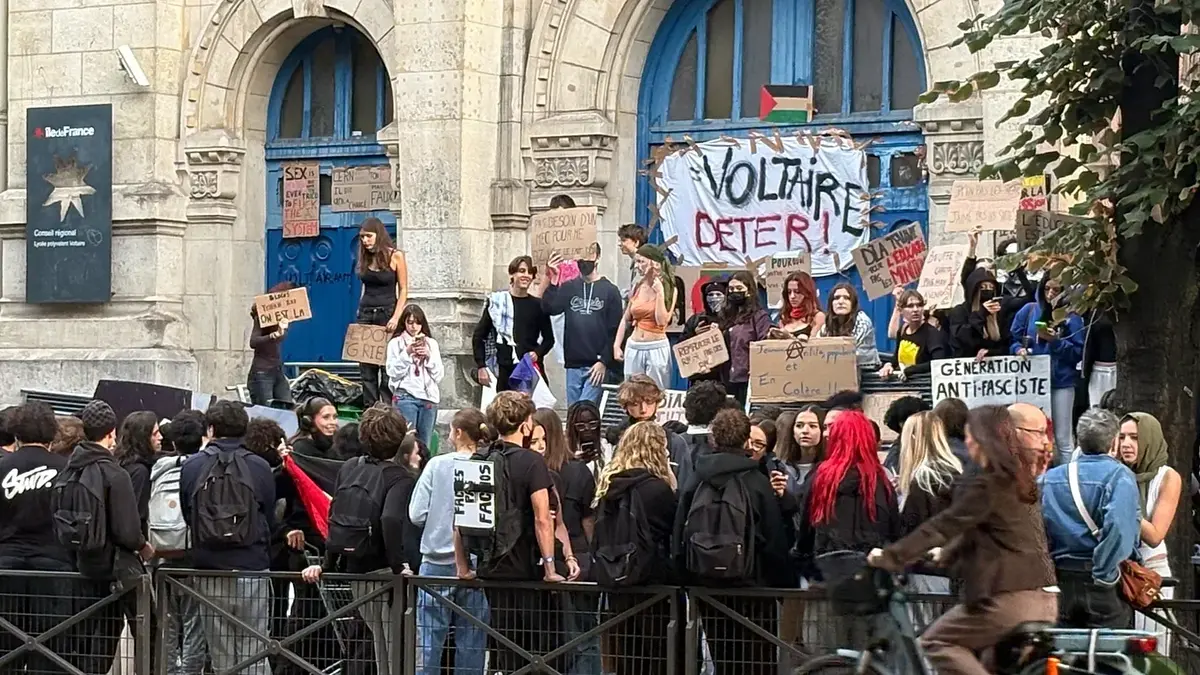 France Students Take To The Streets As School Protests Grow