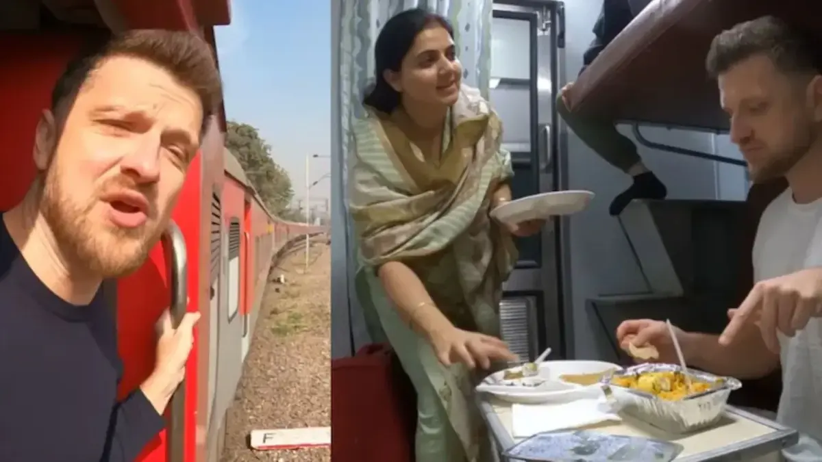 Dutch YouTuber’s First AC Train Journey: 26 Hours From Mumbai To Amritsar