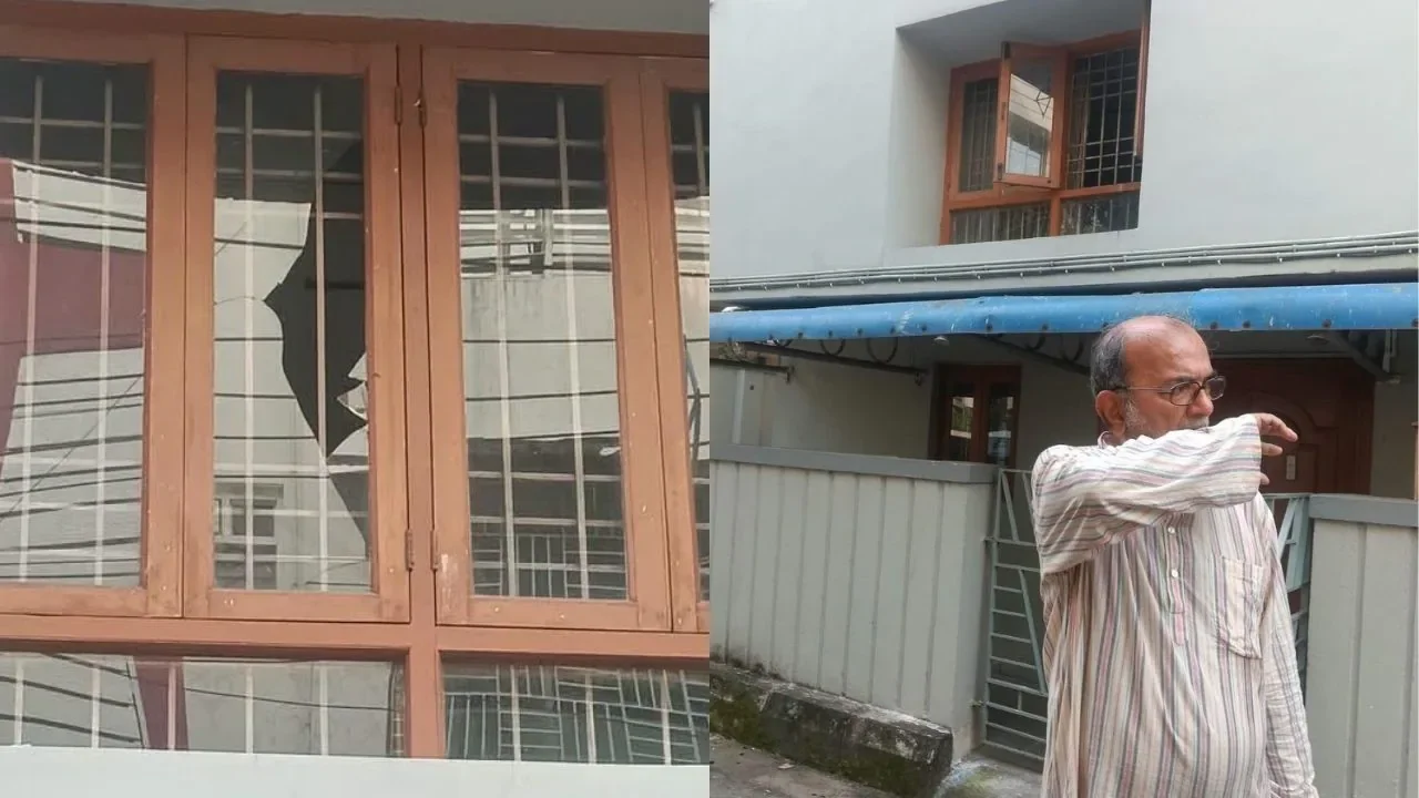 Bottles Hurled At Bikash Bhattacharya’s Home