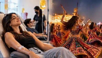 Ahmedabad’s Young Crowd Turns to Costly IV Drips for Energy and Glow Ahead of Navratri