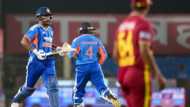 Samson, Kishan, Shreyas and Tilak Unleash a Batting Blitz as India Set West Indies a 250-Run Target
