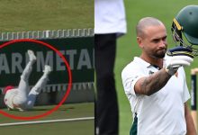 See, How Australian Cricketer Suffered Serious Head Injury While Trying to Stop a Boundary!