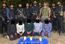 Kulgam Police Arrest 5 Terrorist Associates, Recover Arms and Ammunition in Khrewan Chadder