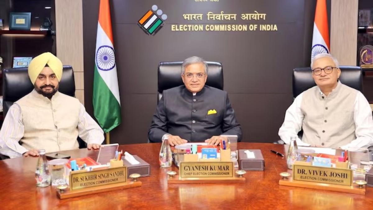 Election Commission of India headquarters amid SIR electoral roll controversy