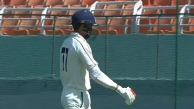 Ranji Trophy: Gill Falls for 1, Arya Misses Double Ton, Rinku Hits Century