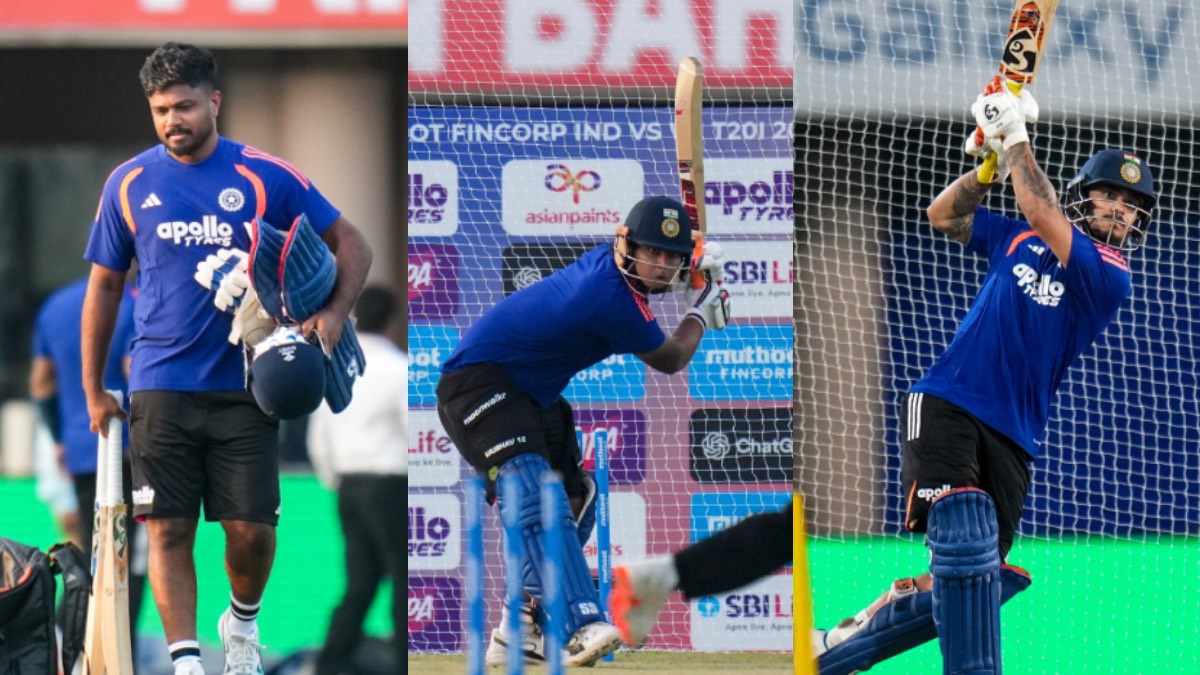 Second T20 on Friday: Police and spectators gathered around to watch Vaibhav’s power-hitting rather than Kishan’s during Ranchi practice
